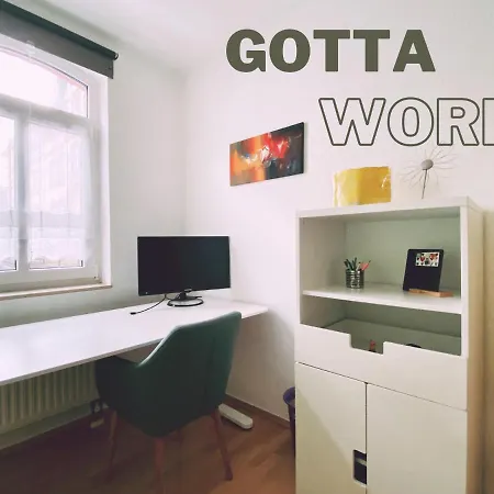 Apartment Zentral & Ruhig, Ideal Fuer Office Mit Garten Jena